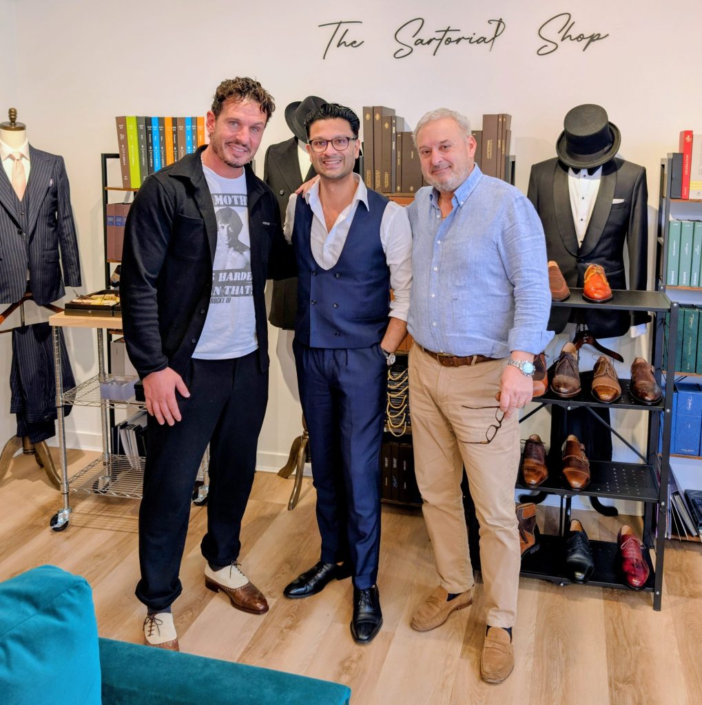 angelo agalou, zahir rajani, the sartorial shop, global brand ambassador, portfolioyvr, helen siwak, vancouver, mens bespoke suiting